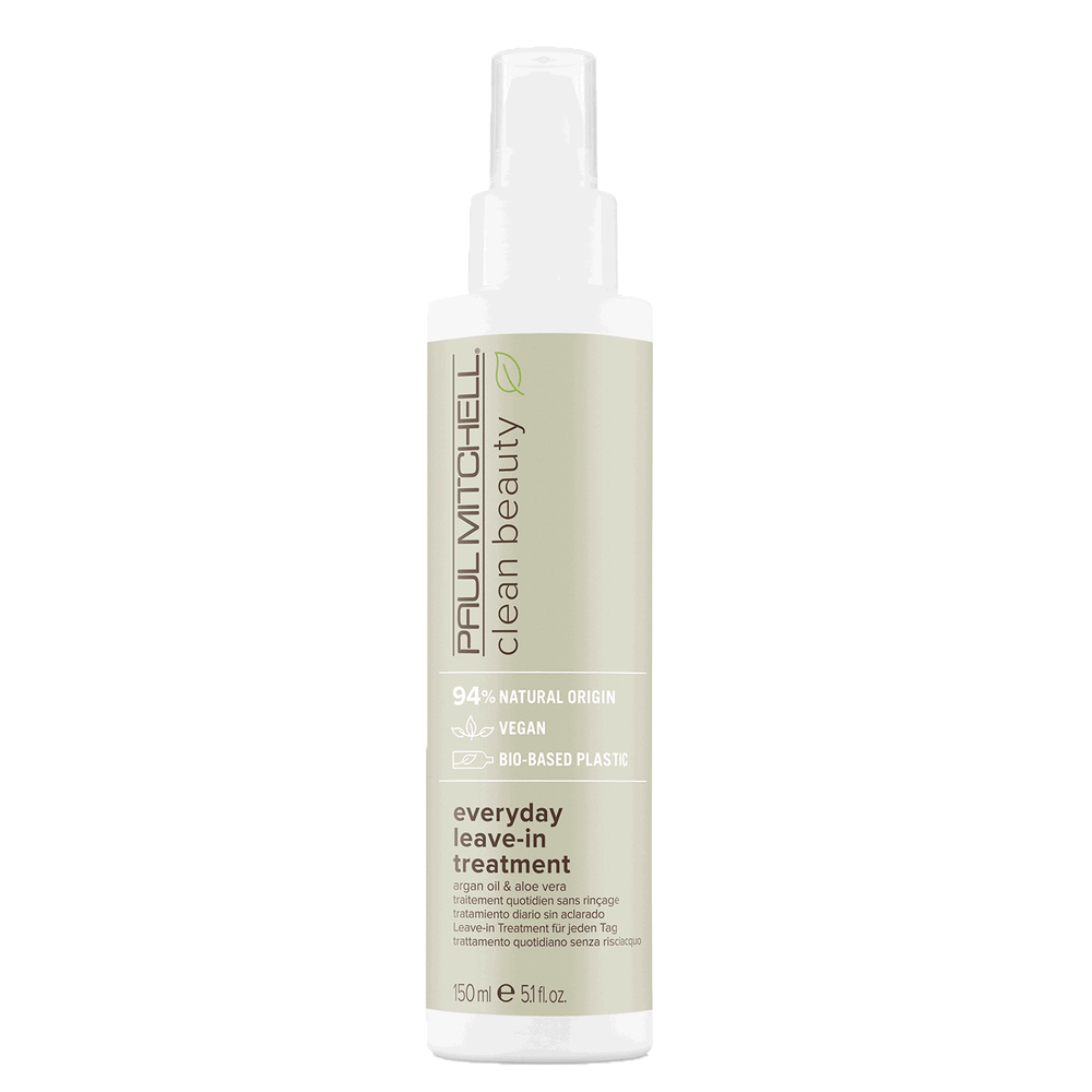 Paul Mitchell Clean Beauty Everyday Vegan – Hair Leave-In Cream Treatment for Women, For Hydration, 150 ml