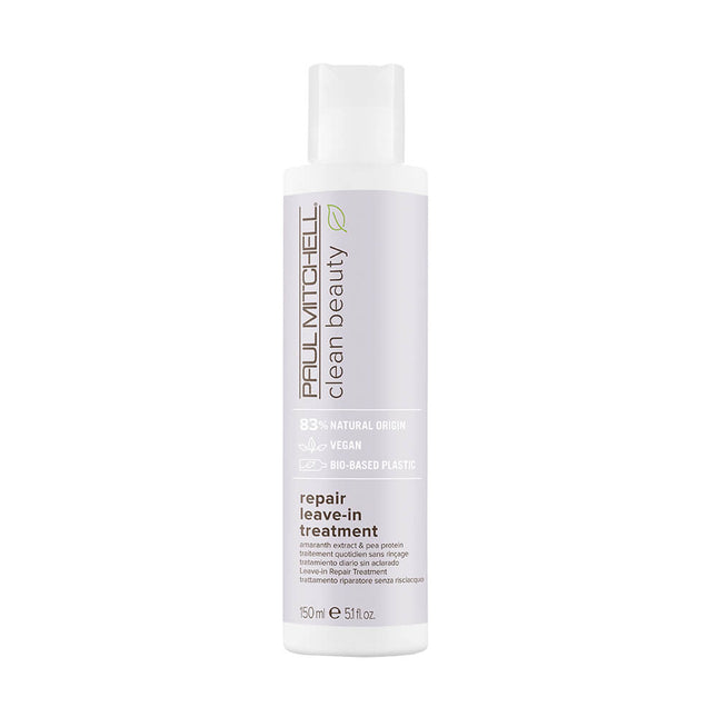 Paul Mitchell Clean Beauty Repair Vegan – Hair Leave-In Cream Treatment for Women, Restores, 150 ml