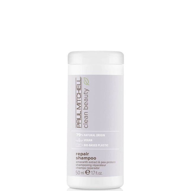Paul Mitchell Clean Beauty Repair Vegan – Hair Shampoo for Women, For Strengthening, 50 ml