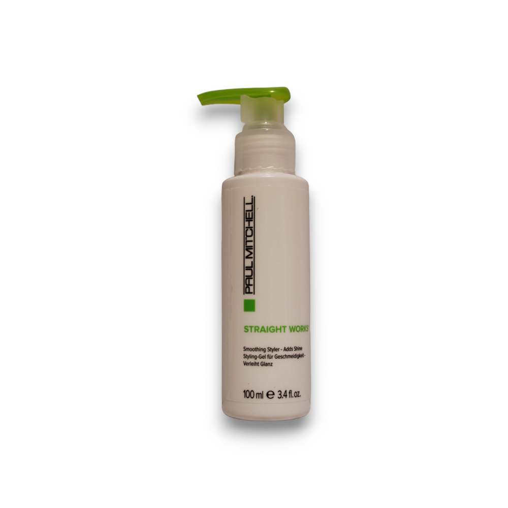 Paul Mitchell Smoothing Straight Works Paraben-Free – Hair Styling Gel for Women, For Smoothening, 100 ml
