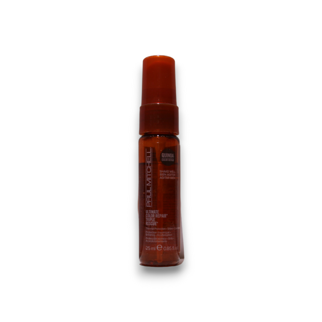 Paul Mitchell Ultimate Color Repair Triple Rescue – Hair Leave-In Cream Treatment for Women, Thermal Protection/Shine & Condition, 25 ml