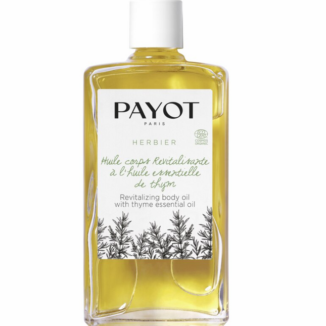 Payot Herbier Thyme Essential Oil Revitalising – Body Oil for Women, 95 ml