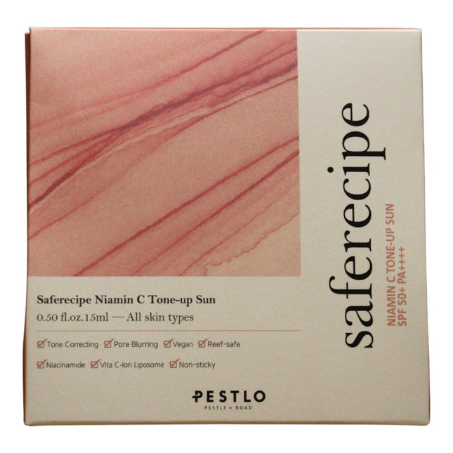 Pestelo Saferecipe Niamin C Tone Up Sun Cream Vegan Tone-up – Tonic Cream Unisex, Face, 50 ml