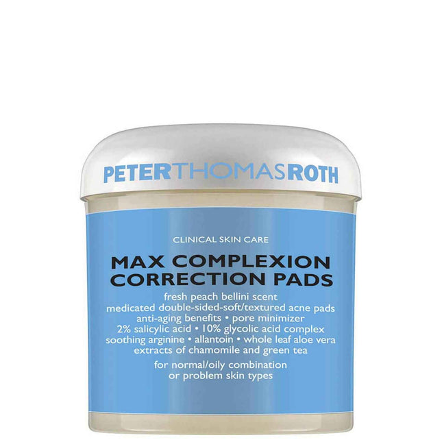 Peter Thomas Roth Goodbye Acne Pore Minimizing – Cleansing Pads for Women, 60 pcs, Tester