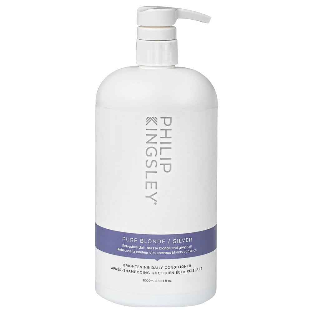 Philip Kingsley Pure Blonde/Silver Brightening – Hair Conditioner for Women, For Colour Protection, 1000 ml