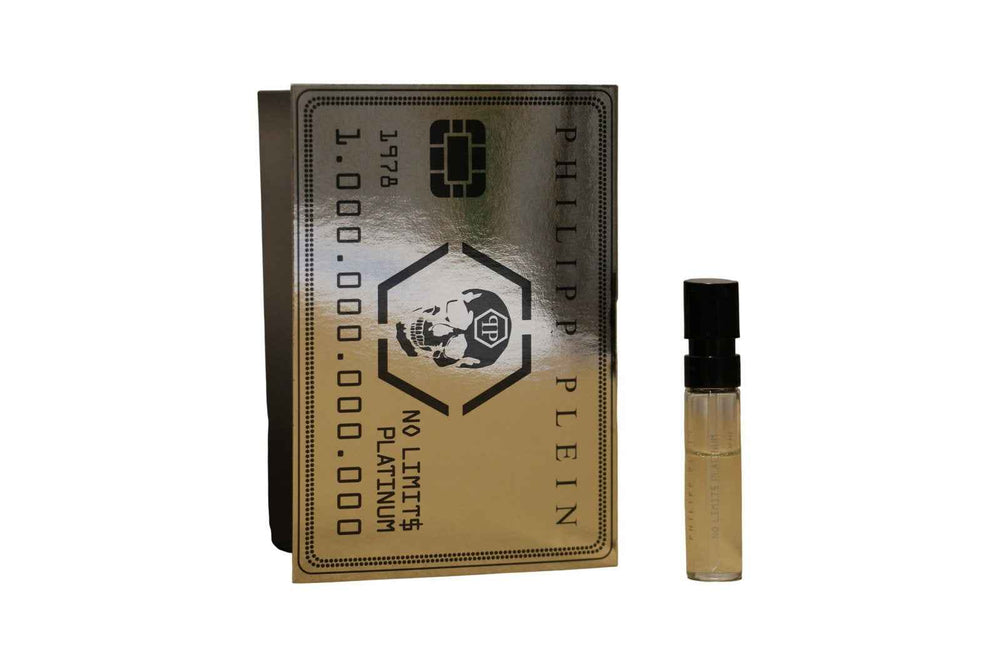 Philipp Plein No Limits Platinum – Eau de Parfum for Men, 1.5 ml Vial
