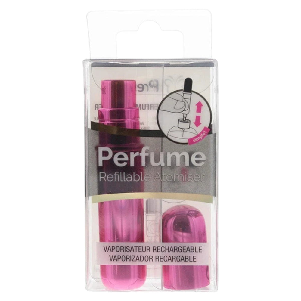Pressit Hot Pink – Refillable Atomizer Case Unisex, Hot Pink