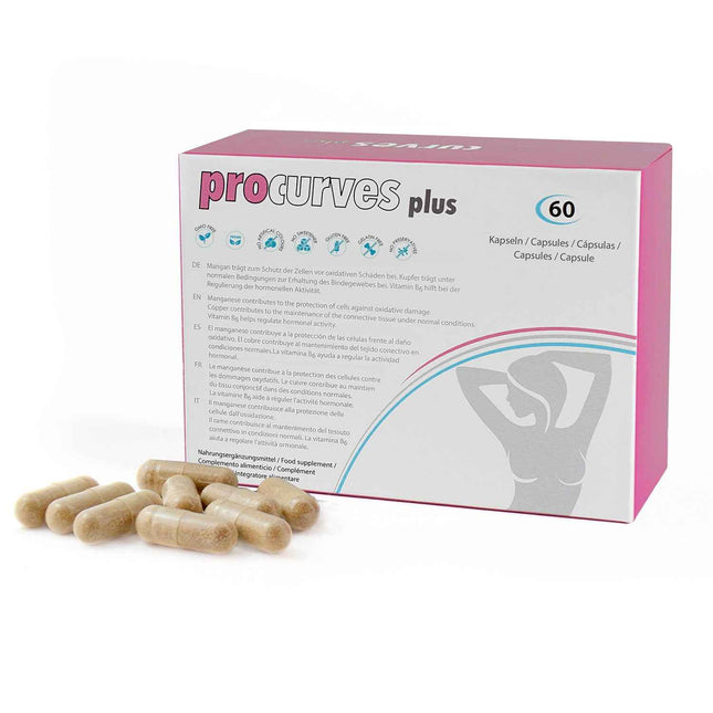 Procurves Procurves+ Breast Enlargement – Capsules for Women, 60 Capsules