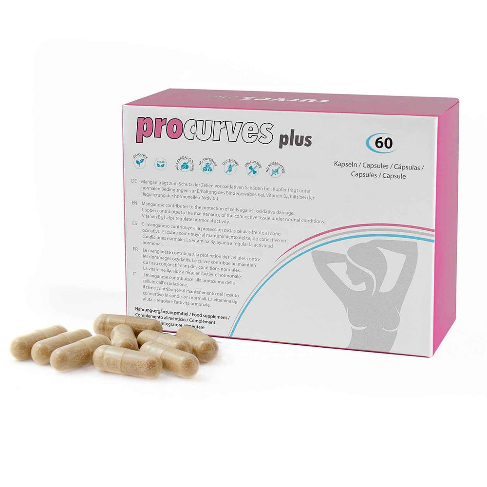 Procurves Procurves+ Breast Enlargement – Capsules for Women, 60 Capsules