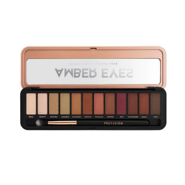 Profusion Amber Eyes – Eyeshadow Palette for Women, 12 g