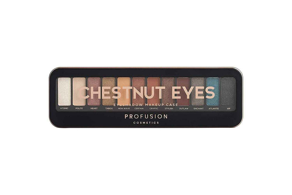 Profusion Chestnut Eyes – Eyeshadow Palette for Women, 12 Shades, 25 g