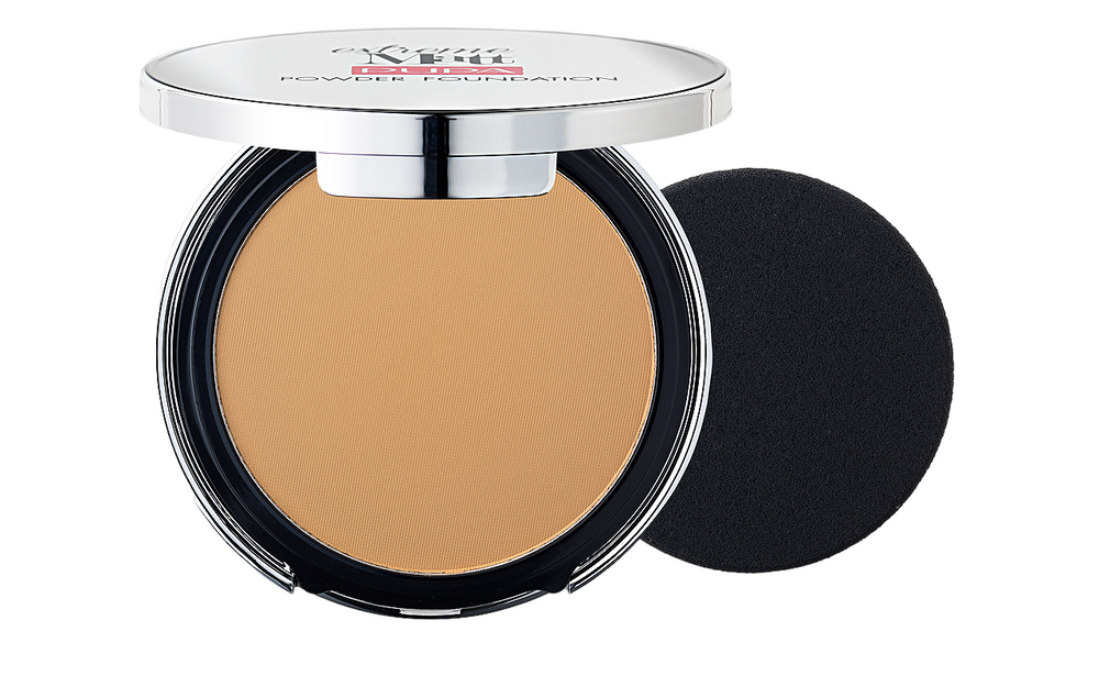 Pupa Extreme Matt Oil-Free Natural Opaque – Compact Foundation for Women, 070, Sandy Brown, SPF 20, 11 g