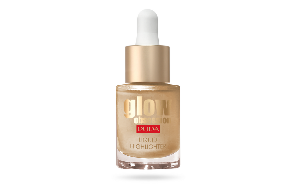 Pupa Glow Obsession Paraben-Free Illuminating – Liquid Highlighter for Women, 100, Sunrise, For Face, 13.5 ml