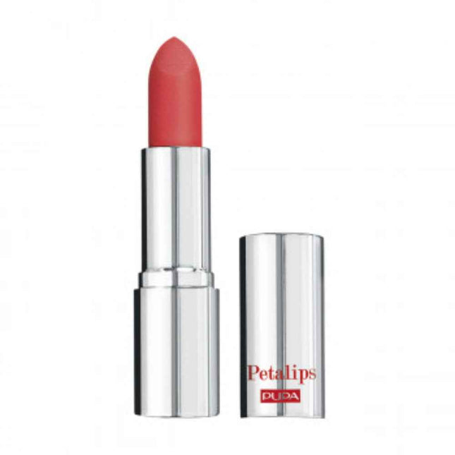 Pupa Petalips Paraben-Free Matte – Cream Lipstick for Women, 014, Wild Poppy, 3.5 g