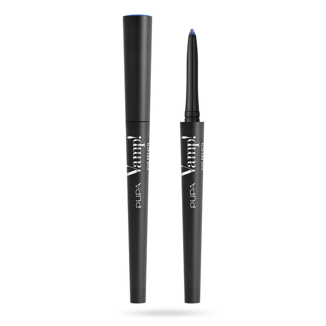 Pupa Vamp! Paraben-Free Waterproof – Kohl Kajal Eyeliner for Women, 400, Midnight Blue, 0.35 g