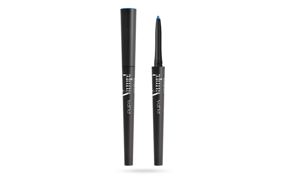 Pupa Vamp! Paraben-Free Waterproof – Kohl Kajal Eyeliner for Women, 403, Eccentric Blue, 0.35 g