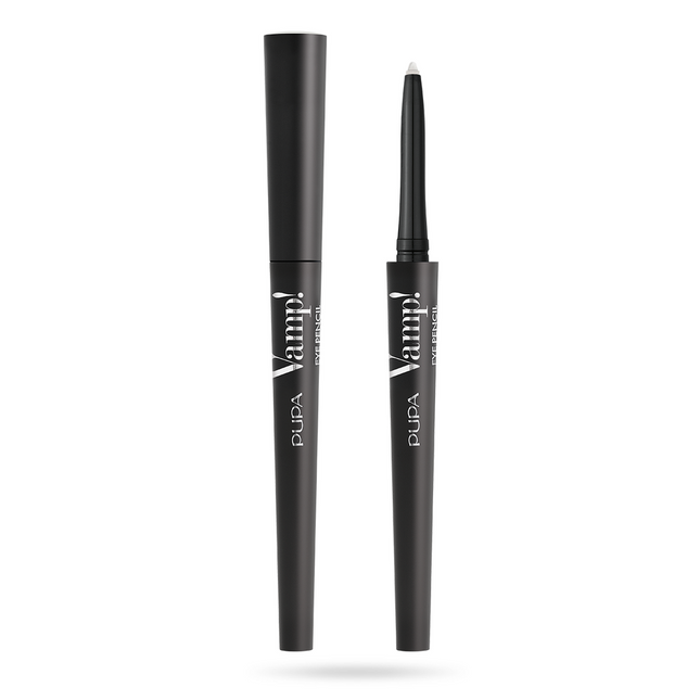 Pupa Vamp! Paraben-Free Waterproof – Kohl Kajal Eyeliner for Women, 405, White Snow, 0.35 g