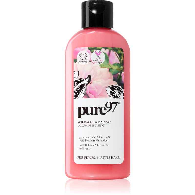 Pure97 Rose & Baobab – Hair Conditioner for Women, For Volume, 200 ml