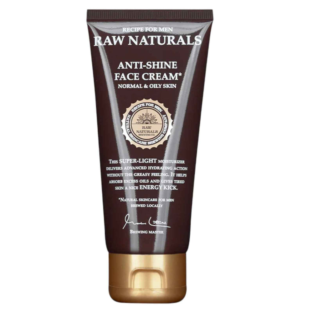 Raw Naturals Anti-Shine 100% vegan Hydrating – Cream for Men, For Face, 100 ml