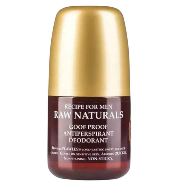 Raw Naturals Goof Proof Anti-Irritation – Antiperspirant for Men, 60 ml