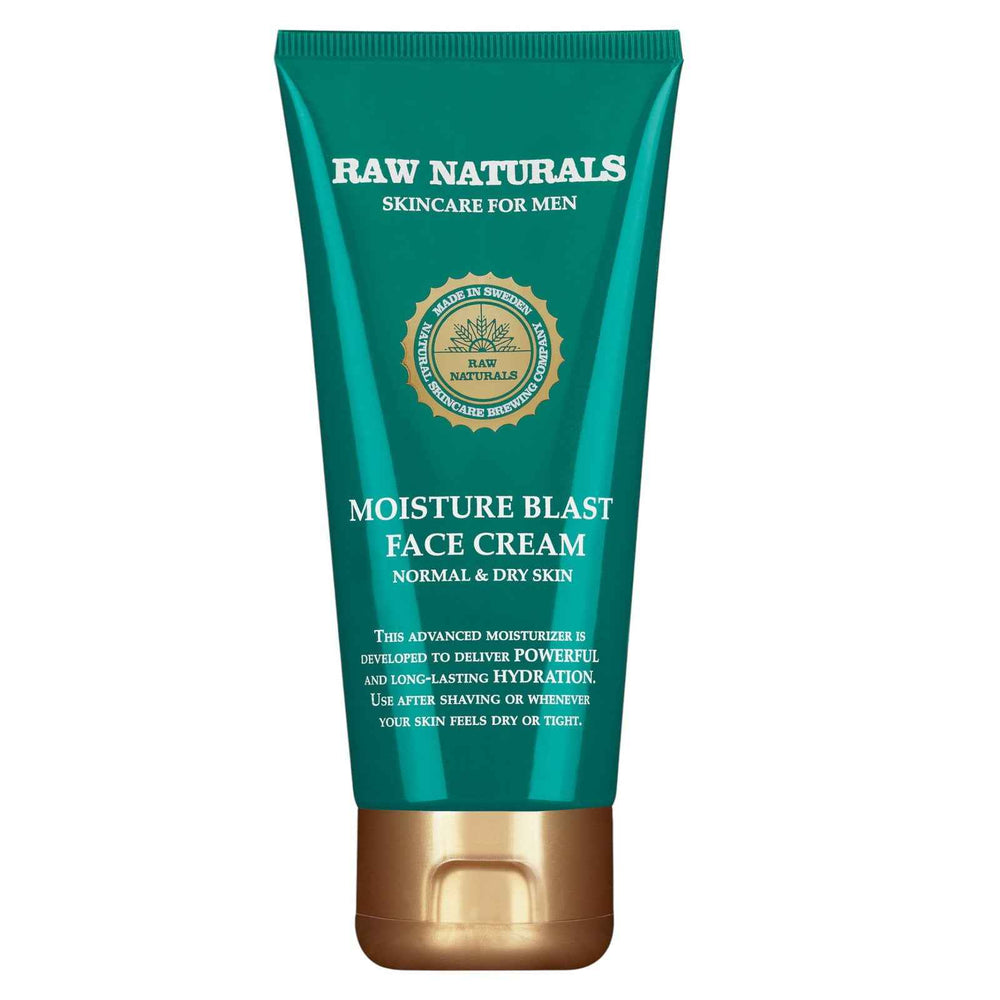 Raw Naturals Moisture Blast 100% vegan Hydration – Cream for Men, For Face, 100 ml