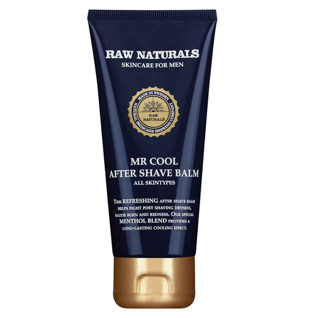 Raw Naturals Mr.Cool 100% vegan Refreshing – Aftershave Balm for Men, 100 ml