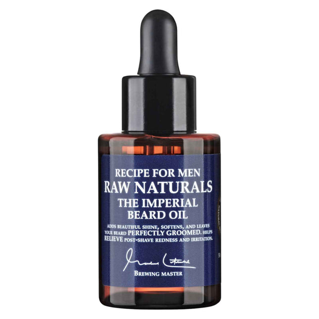 Raw Naturals The Imperial – Beard Oil for Men, 100% vegan, Smooth & Soften, 50 ml