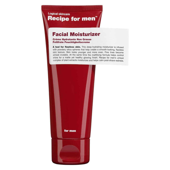 Recipe for Men Facial Moisturizer Deep Hydration – Cream, For Face, 75 ml