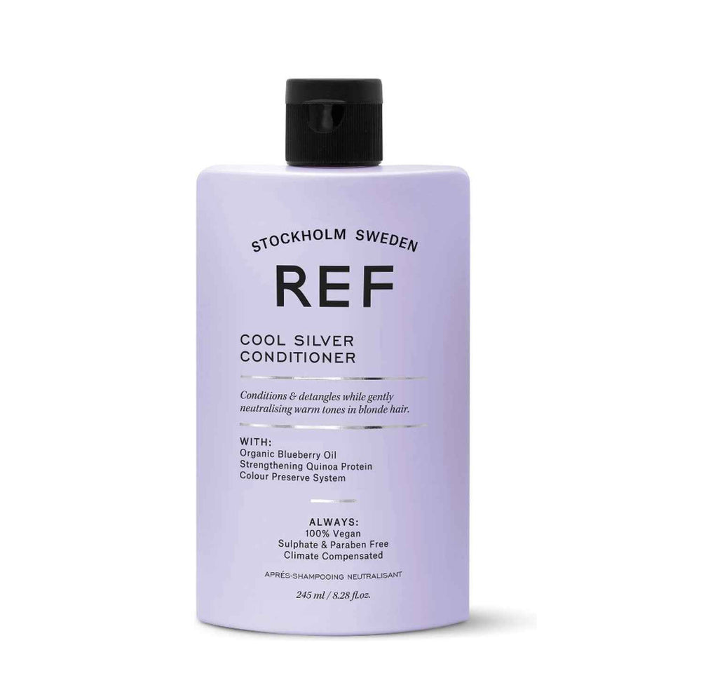 Ref Stockholm Cool Silver Sulfates-Free – Hair Conditioner Unisex, Neutralising Warm Tones, 245 ml