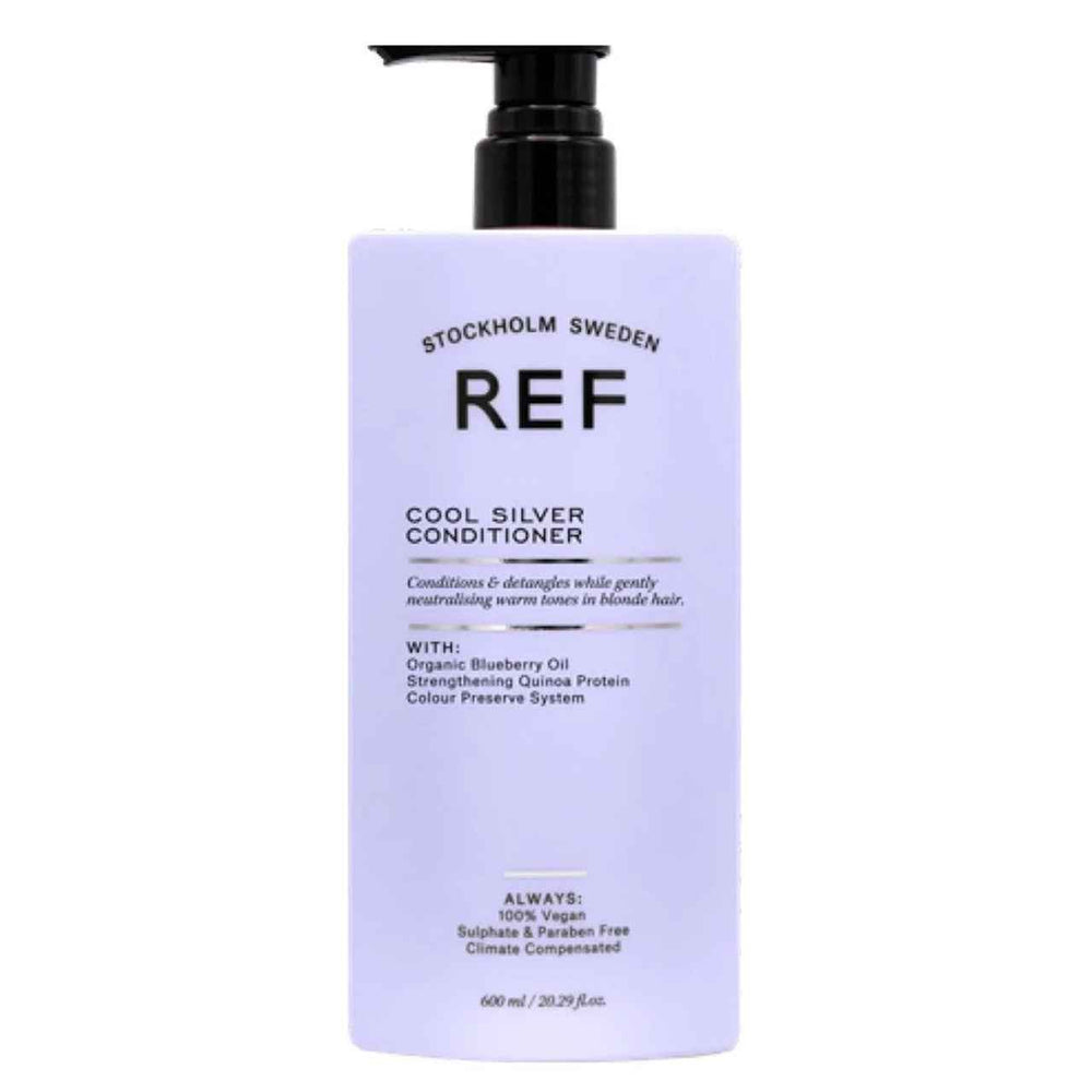 Ref Stockholm Cool Silver Sulfates-Free – Hair Conditioner Unisex, Neutralising Warm Tones, 600 ml