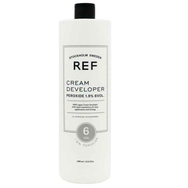 Ref Stockholm Peroxides Developer – Hair Oxidant Lotion for Women, 1.9%, 6 vol, 1000 ml