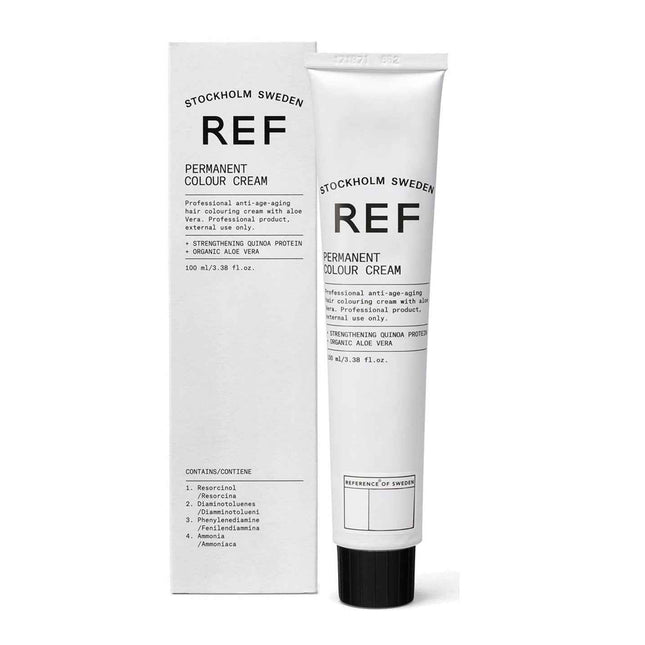 Ref Stockholm Permanent Colour Vegan – Permanent Hair Dye for Women, 8.11 Light Smoky Ash, 100 ml