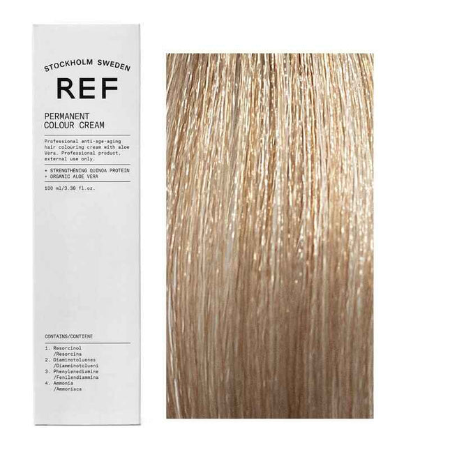 Ref Stockholm Permanent Colour Vegan – Permanent Hair Dye, 10.21 Extra Light Pearl Ash Blonde, 100 ml