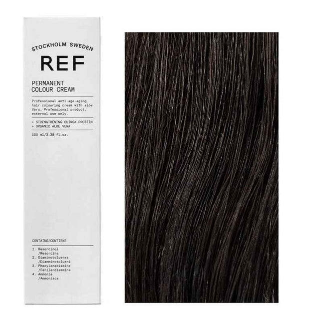 Ref Stockholm Permanent Colour Vegan – Permanent Hair Dye, 3.0 Dark Brown, 100 ml