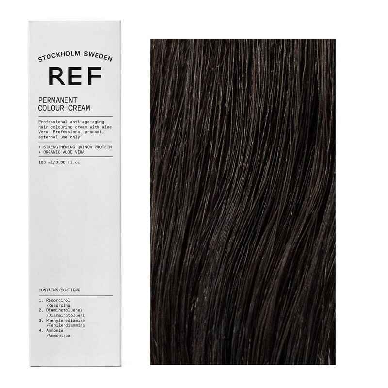 Ref Stockholm Permanent Colour Vegan – Permanent Hair Dye, 3.0 Dark Brown, 100 ml