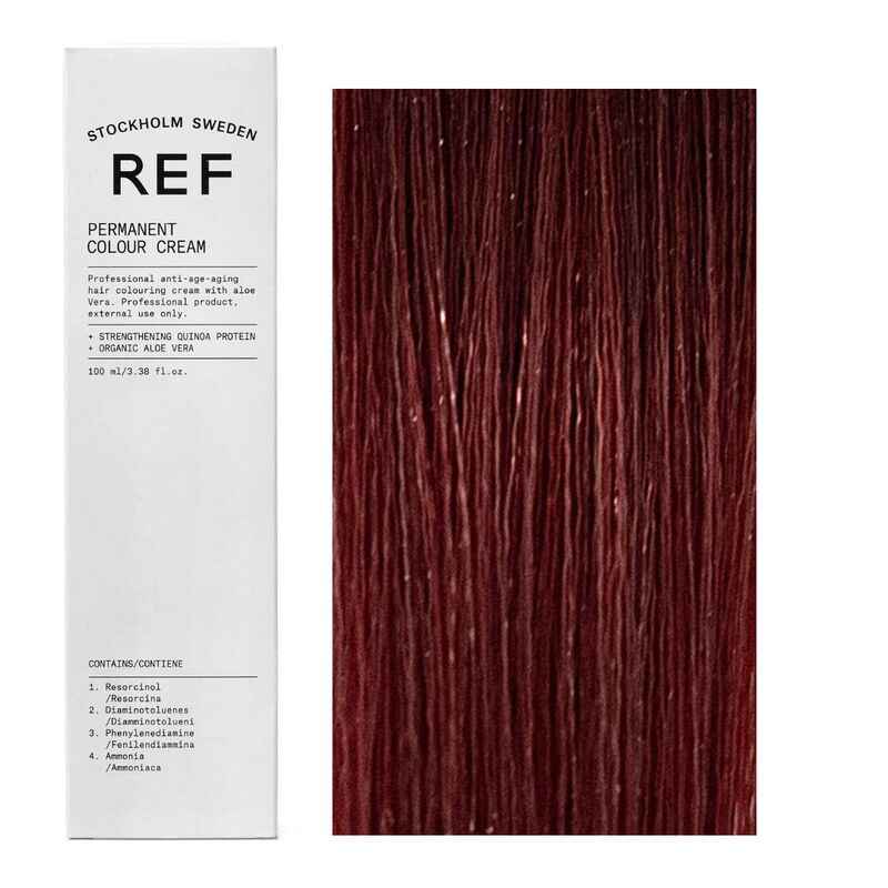 Ref Stockholm Permanent Colour Vegan – Permanent Hair Dye, 6.66 Intense Red Dark Blonde, 100 ml
