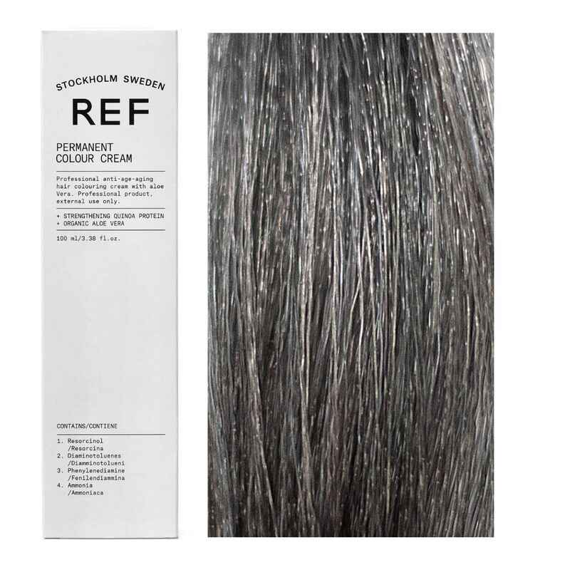 Ref Stockholm Permanent Colour Vegan – Permanent Hair Dye for Women, 7.11 Medium Light Smoky Ash, 100 ml