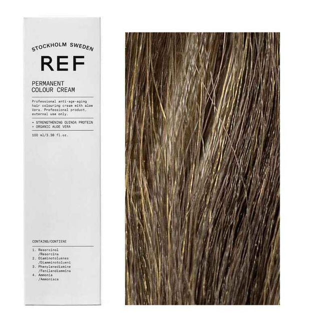 Ref Stockholm Permanent Colour Vegan – Permanent Hair Dye, 7.23 Walnut, 100 ml