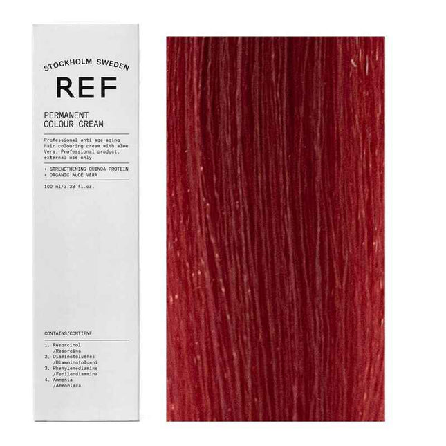 Ref Stockholm Permanent Colour Vegan – Permanent Hair Dye, 8.66 Intense Red Light Blonde, 100 ml