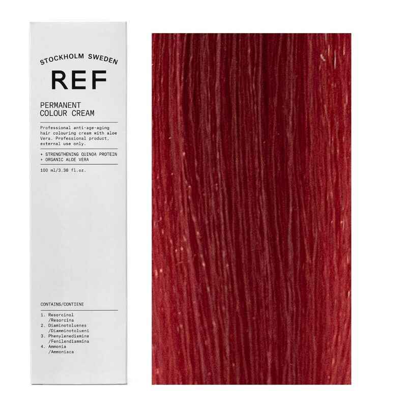 Ref Stockholm Permanent Colour Vegan – Permanent Hair Dye, 8.66 Intense Red Light Blonde, 100 ml