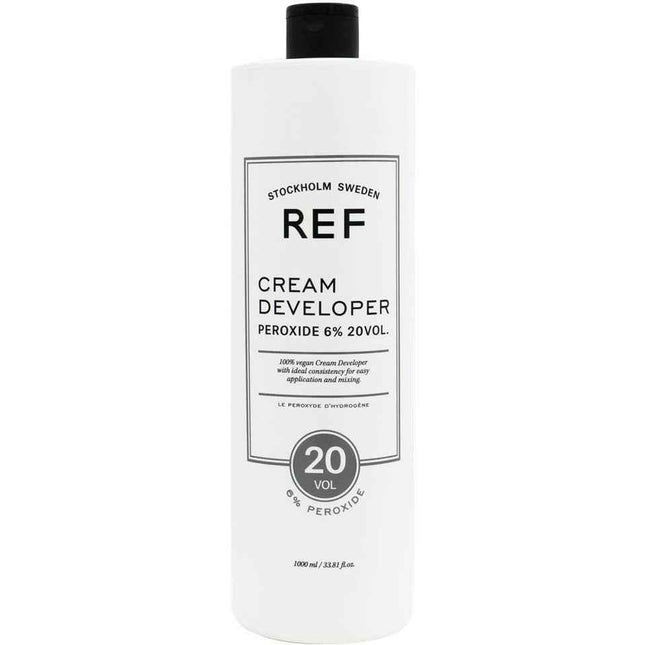 Ref Stockholm Peroxides Developer – Hair Oxidant Lotion for Women, 6%, 20 vol, 1000 ml