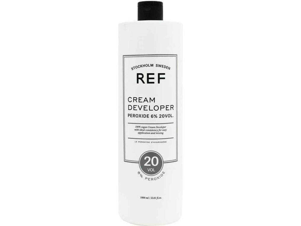 Ref Stockholm Peroxides Developer – Hair Oxidant Lotion for Women, 6%, 20 vol, 1000 ml