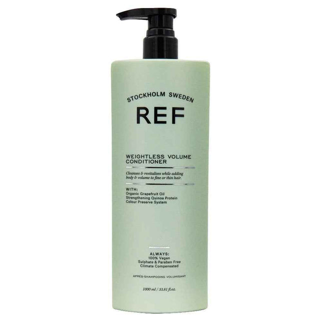 Ref Stockholm Weightless Volume Sulfates-Free – Hair Conditioner Unisex, Smoothens & Volume, 1000 ml