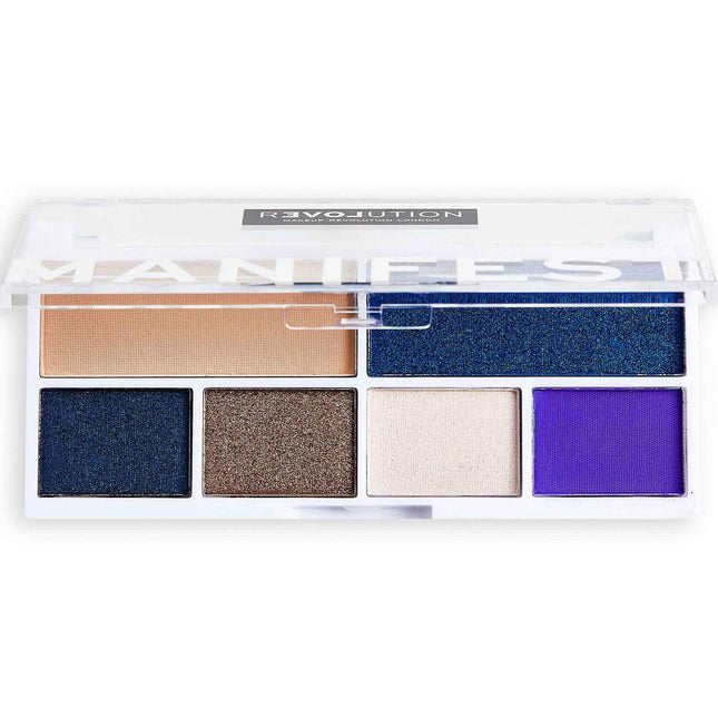 Relove By Revolution Colour Play – Eyeshadow Palette for Women, Manifest, 6 Shades, 0.65 g