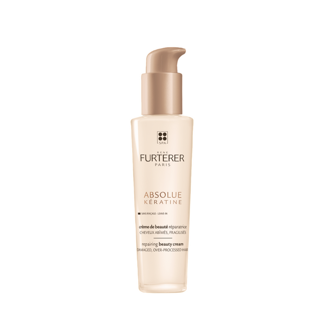 Rene Furterer Absolue Keratine Natural – Hair Leave-In Cream Treatment for Women, Repairing, 100 ml