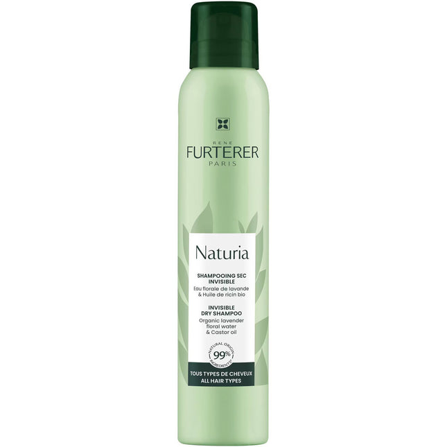 Rene Furterer Naturia Invisible – Hair Dry Shampoo for Women, Gentle Cleansing, 200 ml