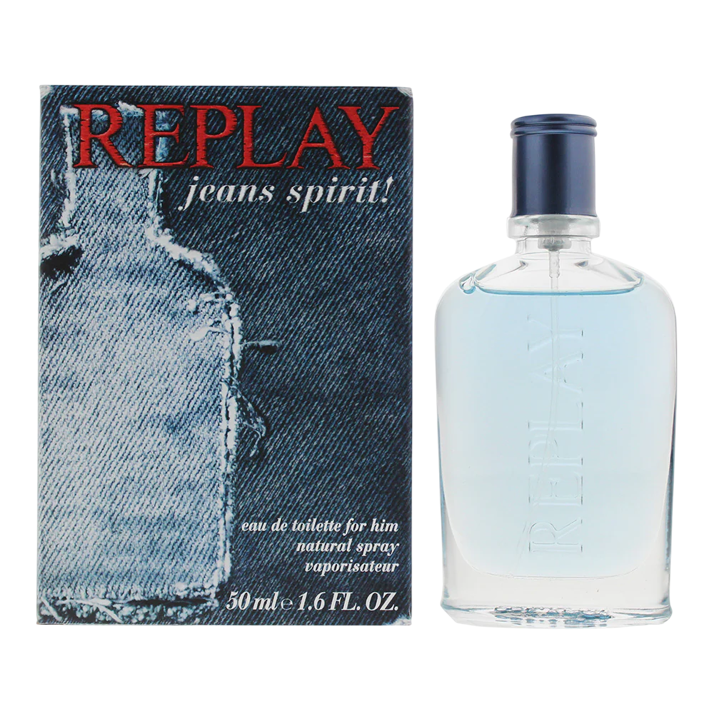 Replay Jeans Spirit! – Eau de Toilette for Men, 50 ml