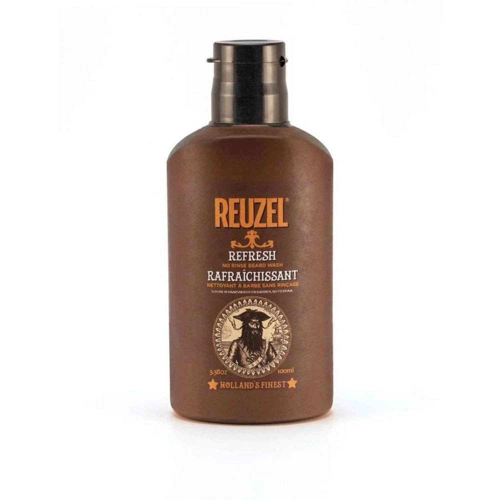 Reuzel Refresh No Rinse – Beard Shampoo for Men, Moisture And Shine, 100 ml