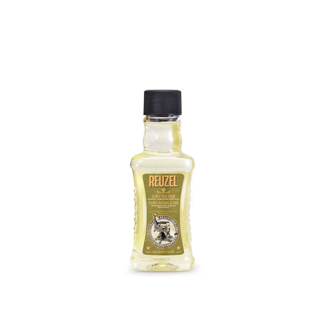 Reuzel Tea Tree Oil – Hair Shampoo for Men, Conditioner & Shower Gel 3-in-1, Moisturizing, 100 ml