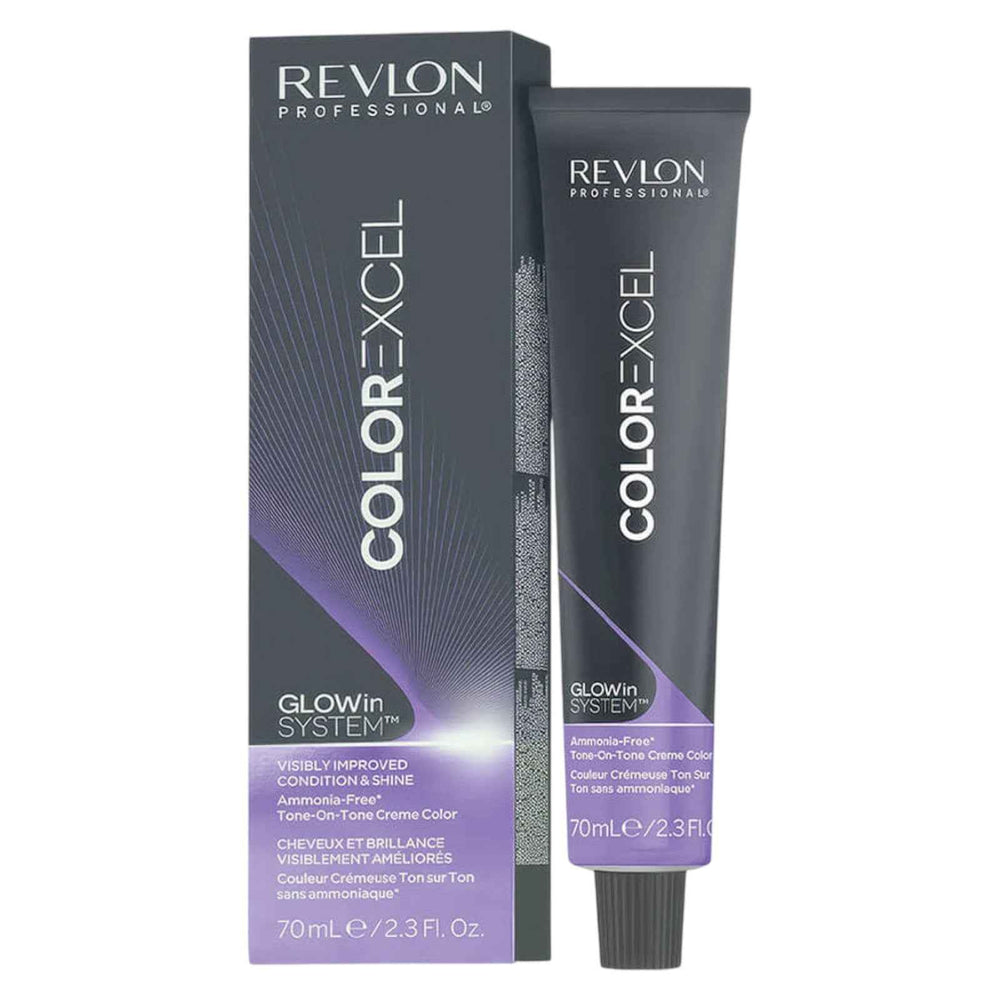 Revlon Color Excel Ammonia-Free – Demi-Permanent Hair Dye for Women, 5.25 Light Iridescent Mahogany Brown, 70 ml